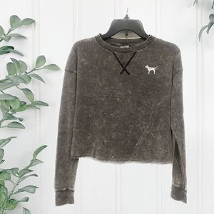 Victoria's Secret Pink Thermal Crop Top